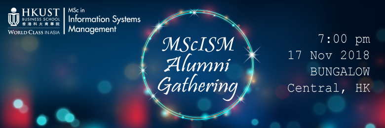 MScISM Alumni Gathering 2018