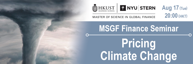  MSGF Finance Seminar - Pricing Climate Risk